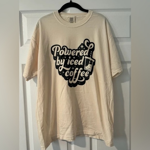 Comfort Colors Tops - Comfort Colors Tee Shirt (iced coffee)